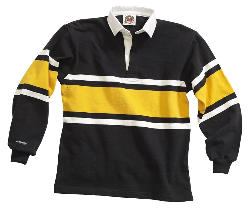 BARBARIAN® Classic Rugby Jersey Collegiate Stripes